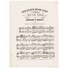 Image 3 : 1847 Portrait of Gen. Zachary Taylor on Grand Triumphal Quick Step Music Sheet