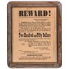 Image 3 : 1889 California 250 Dollars REWARD ! Broadside/Poster For Murder