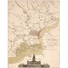 Image 1 : 1777 Handcolored Map titled: A Plan Of The City and Environs of Philadelphia, by Lotter
