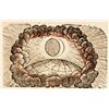 Image 2 : 1846 Hand-Colored Decorative Historic Broadside - Pictorial View of the World