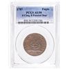 Image 3 : 1787 Fugio Cent, 8-Pointed Stars Type. Newman 15-Y. PCGS About Uncirculated-50