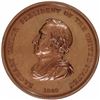 Image 1 : Gem 1849 ZACHARY TAYLOR INDIAN PEACE MEDAL, Bronze 76mm Julian IP-27