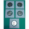 Image 2 : Lot of 5 Canada 1/2 Dollars 1970, 1978 (X3),  1979