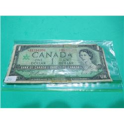 1967 Canada $1 Bill  B/M 1216996 Beattie/Rasminsky