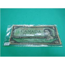 1967 Canada $1 Bill S/O 4167583 Beattie/Rasminsky