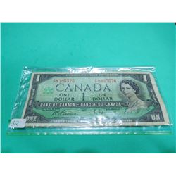 1967 Canada $1 Bill F/P 8395576 Beattie/Rasminsky