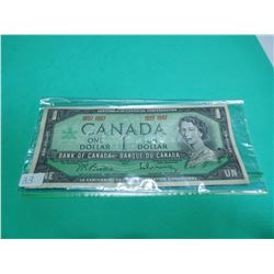 1967 Canada $1 Bill Centennial 1867-1967 Beattie/Rasminsky