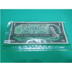 1967 Canada $1 Bill Centennial 1867-1967 Beattie/Rasminsky