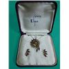 Image 1 : Jewelry Estate - Vintage Demi Pare Lot - Boxed "Styled by Dale"  Pendant/Pin Piece with matching ear