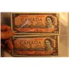 Image 1 : 2 Cdn. 1954 Two Dollar Banknotes - Lawson/Bouey