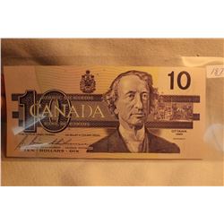 1989 Cdn. Ten Dollar Bill - Bird Series - BED6221766 - Crisp - Unc.