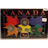 Image 1 : 1964 Canada Proof-like Coin set w/Quebec Conference Stamp