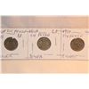 Image 1 : Great Britain Six Pence (3) 1945; 1946; 1950