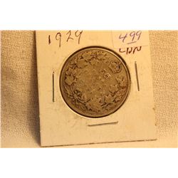 Canada Fifty Cent Coin - 1929