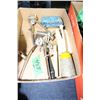 Image 1 : Box of Clippers, Razors &  Edgeworth Tobacco Tin