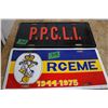 Image 1 : PPCLI and RCEME Military License Plates - 2 x the money