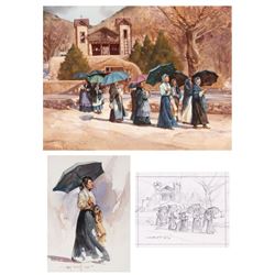 Gary Niblett | Pilgrimage of Faith, Lot of three