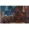 Image 1 : Laurence Philip Sisson | Dark Purple Canyon Moonlight