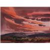 Image 1 : Laurence Philip Sisson | Mountain Landscape with Orange and Pink Sky