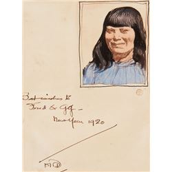 Maynard Dixon | Indian Girl