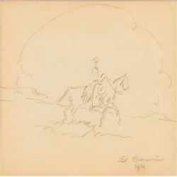 Edward Borein | Horse and Rider