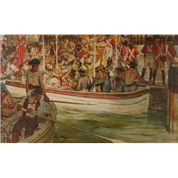 Harold Von Schmidt | London Docks