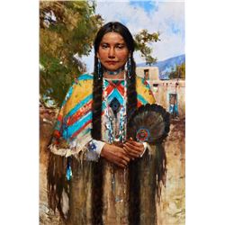Cyrus Afsary | Bride by Taos Pueblo
