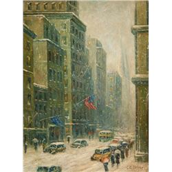 Colin Campbell Cooper | Winter Cityscape