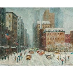 Colin Campbell Cooper | New York Winter Scene