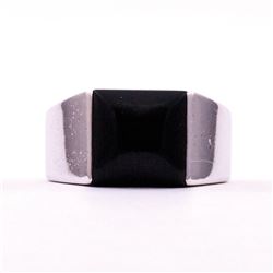 Cartier | Onyx and White Gold Ring
