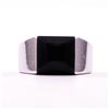 Image 1 : Cartier | Onyx and White Gold Ring