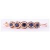 Image 1 : Unknown | Victorian White Diamond & Blue Sapphire Bracelet