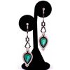 Image 1 : Unknown | Art Deco Emerald & Diamond Earrings