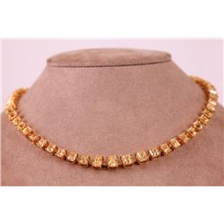 Unknown | Yellow Diamond Necklace