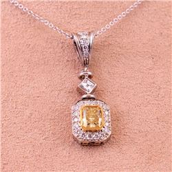 Michael Beaudry | Fancy-Yellow Diamond Necklace