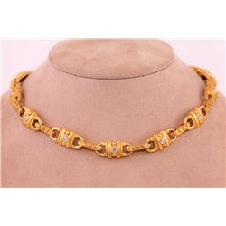 Unknown | 18K Yellow Gold Necklace with Diamonds