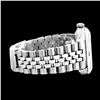 Image 4 : Rolex Men's Stainless Steel, QuickSet, Arabic Dial with Pyrimid Diam Bezel  - REF-430M9H