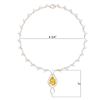 Image 5 : 23.02 CTW Royalty Canary Citrine & VS Diamond Necklace 18K Rose Gold - REF-800M2F - 39508
