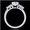 Image 1 : 2.1 CTW VS/SI Diamond Solitaire Ring 18K White Gold - REF-465F2M - 36941