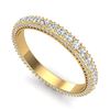 Image 1 : 2.50 CTW VS/SI Diamond Art Deco Eternity Mens Band Size 10 18K Yellow Gold - REF-200M2F - 37210