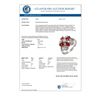Image 2 : 1.58 CTW Ruby & Diamond Ring 10K White Gold - REF-30K2R - 10843