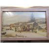 Image 1 : Early Metis settlers home scene 21x13