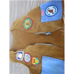 Child beaver scouts vest 13x12