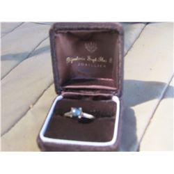 Alaskan like black diamond pearl shape in 10K gold setting