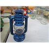 Moon light barn lantern 10" Dark blue