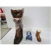 Image 1 : 3 Ceramic Boots Genuine Hand Engraved