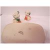 Image 2 : Dog salt & pepper shakers with holder 5 1/2"