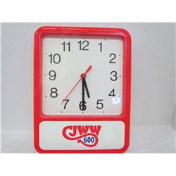 CJWW 600 Clock 11 1/2"