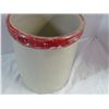 Image 1 : Crock jug with red rim
