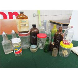 Kitchen glassware - Spice containers & oil bottles